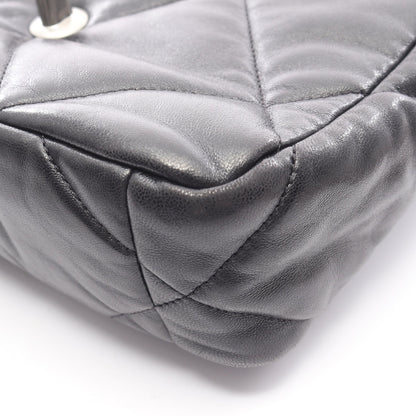 19 ディズヌフ マトラッセ チェーンショルダーバッグ レザー ブラック コンビ金具 2WAY シャネル バッグ CHANEL