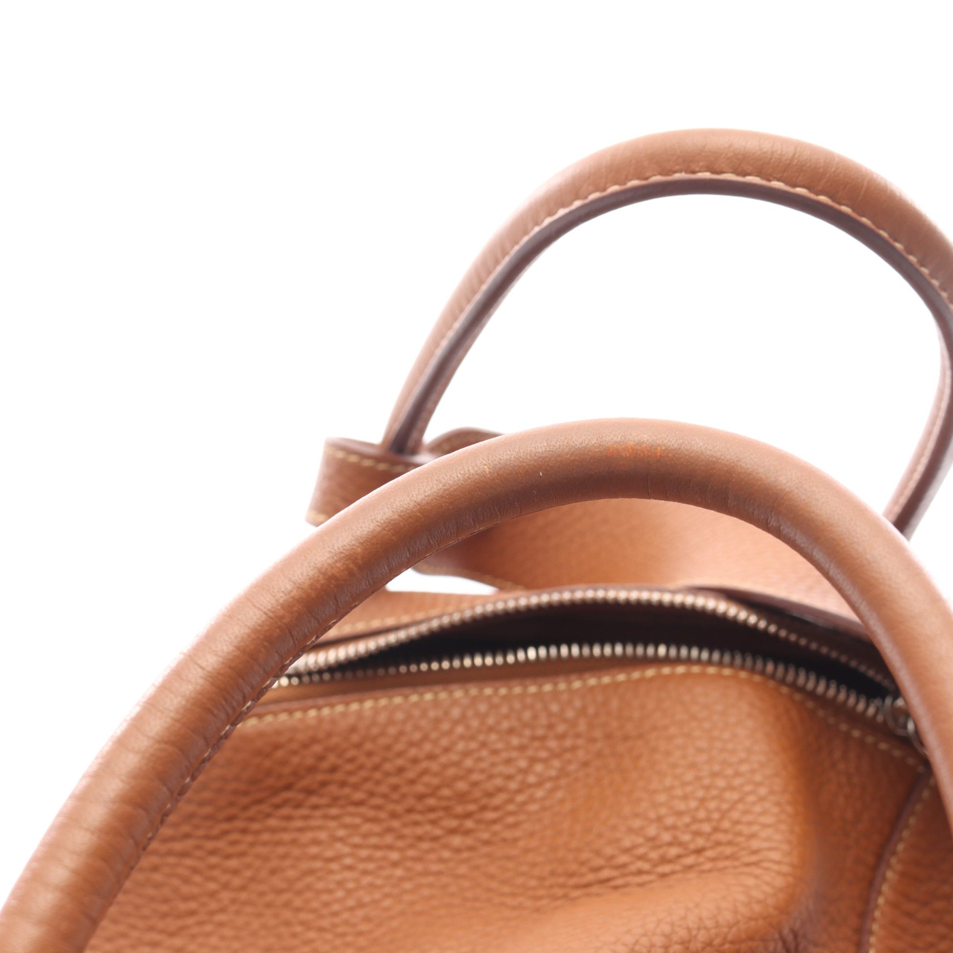 リンディ34 ゴールド ショルダーバッグ トリヨンクレマンス ブラウン シルバー金具 □O刻印 エルメス バッグ HERMES