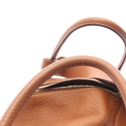 リンディ34 ゴールド ショルダーバッグ トリヨンクレマンス ブラウン シルバー金具 □O刻印 エルメス バッグ HERMES