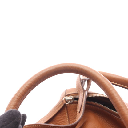 リンディ34 ゴールド ショルダーバッグ トリヨンクレマンス ブラウン シルバー金具 □O刻印 エルメス バッグ HERMES
