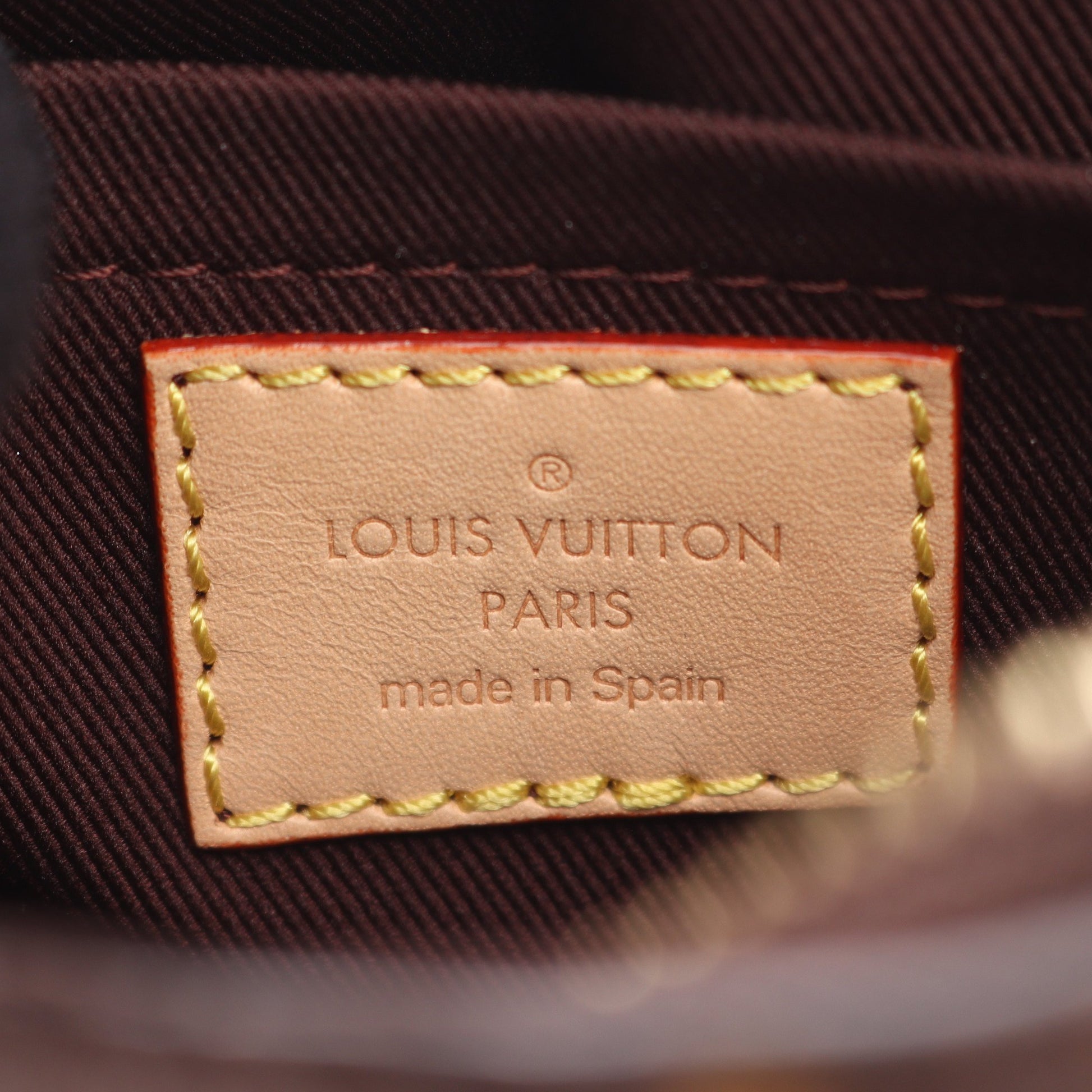 クロワッサン モノグラム ショルダーバッグ PVC レザー ブラウン ルイヴィトン バッグ LOUIS VUITTON