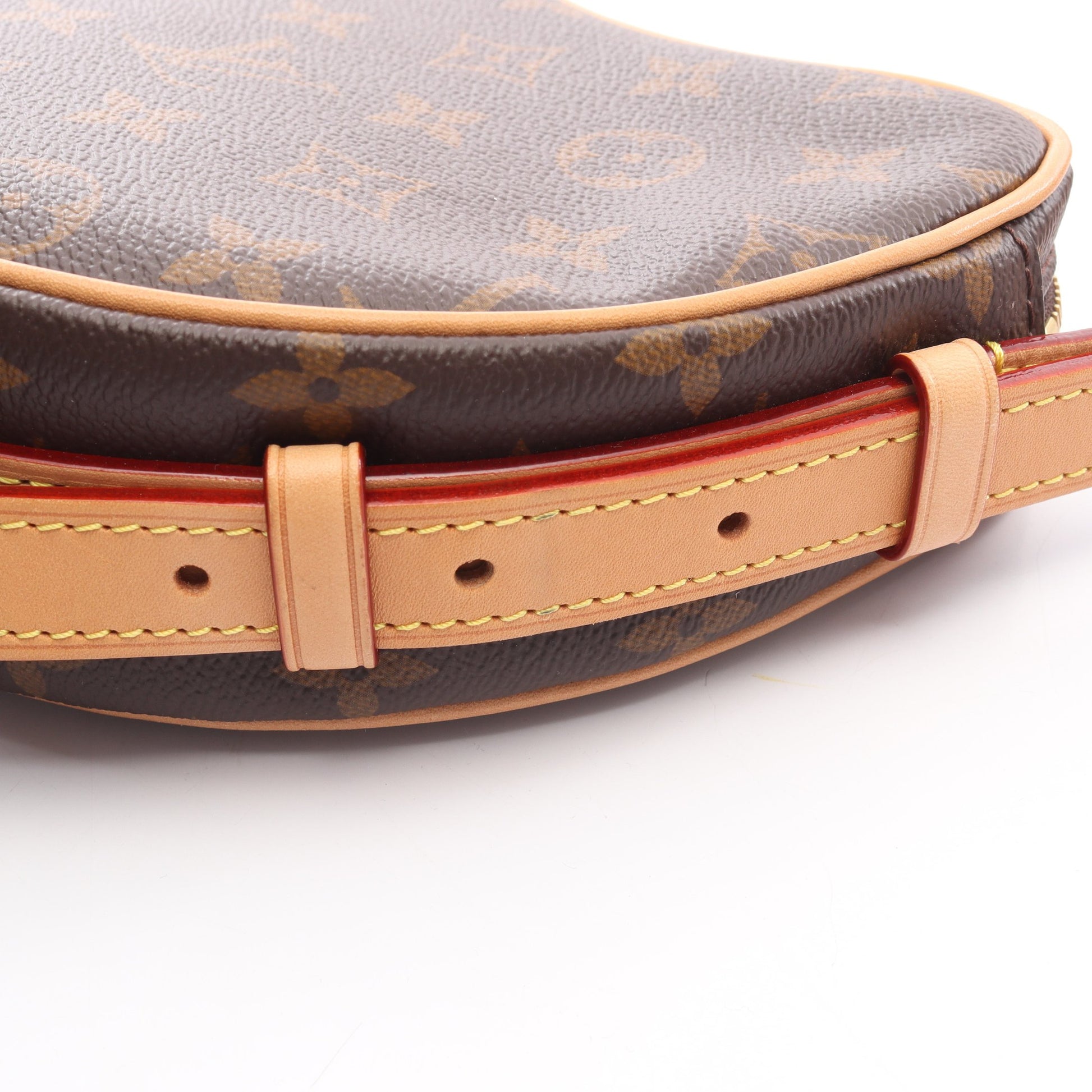 クロワッサン モノグラム ショルダーバッグ PVC レザー ブラウン ルイヴィトン バッグ LOUIS VUITTON
