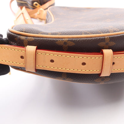 クロワッサン モノグラム ショルダーバッグ PVC レザー ブラウン ルイヴィトン バッグ LOUIS VUITTON