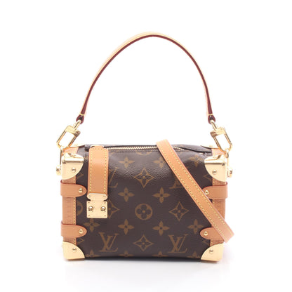 サイドトランクPM モノグラム ハンドバッグ PVC レザー ブラウン 2WAY ルイヴィトン バッグ LOUIS VUITTON