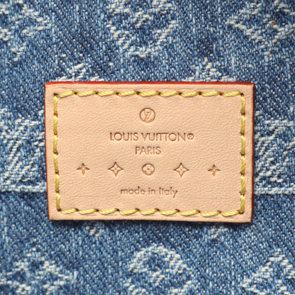 ハイライズ モノグラムデニム ボディバッグ デニム レザー インディゴブルー ルイヴィトン バッグ LOUIS VUITTON