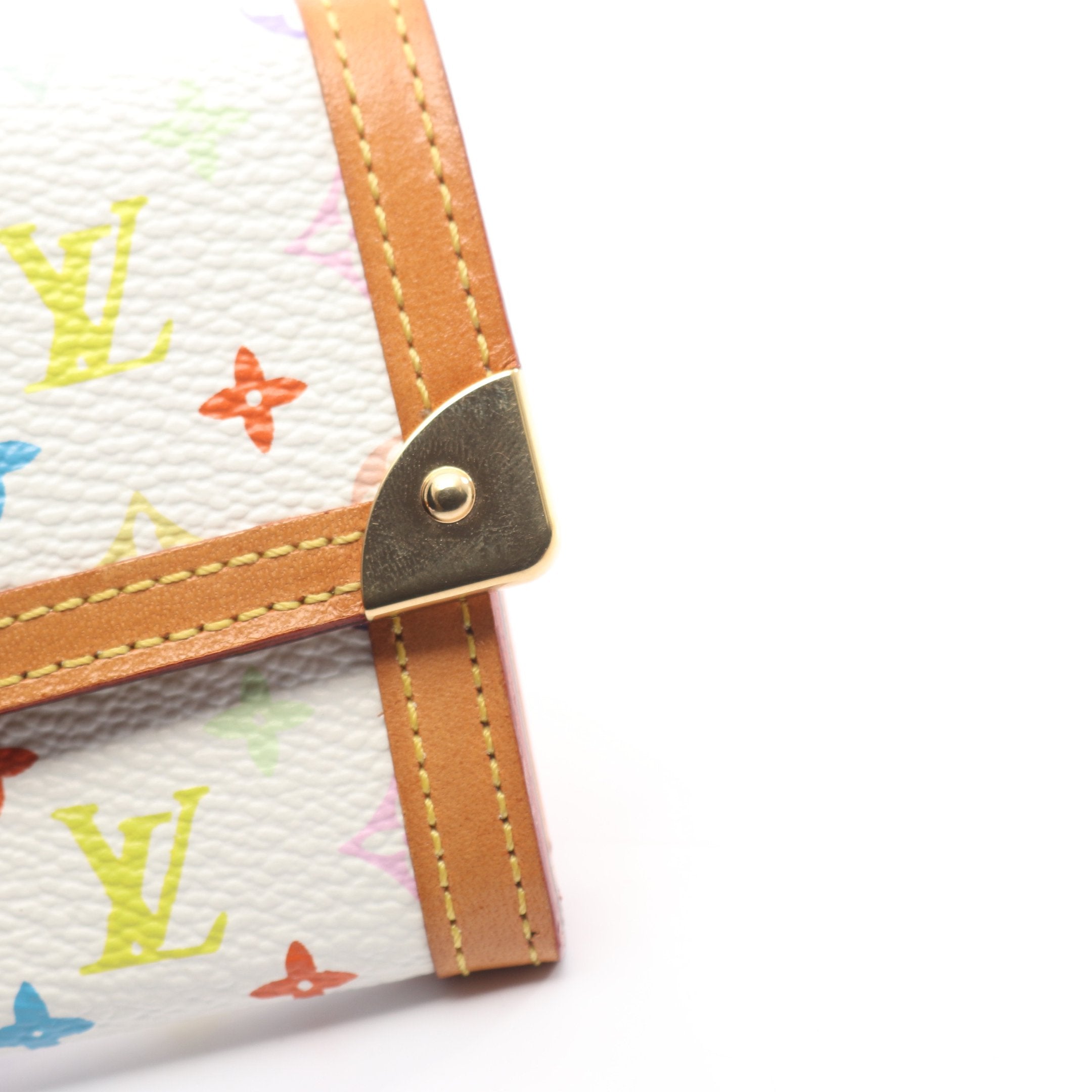 ポルトモネ プラ モノグラムマルチカラー ブロン コインケース PVC