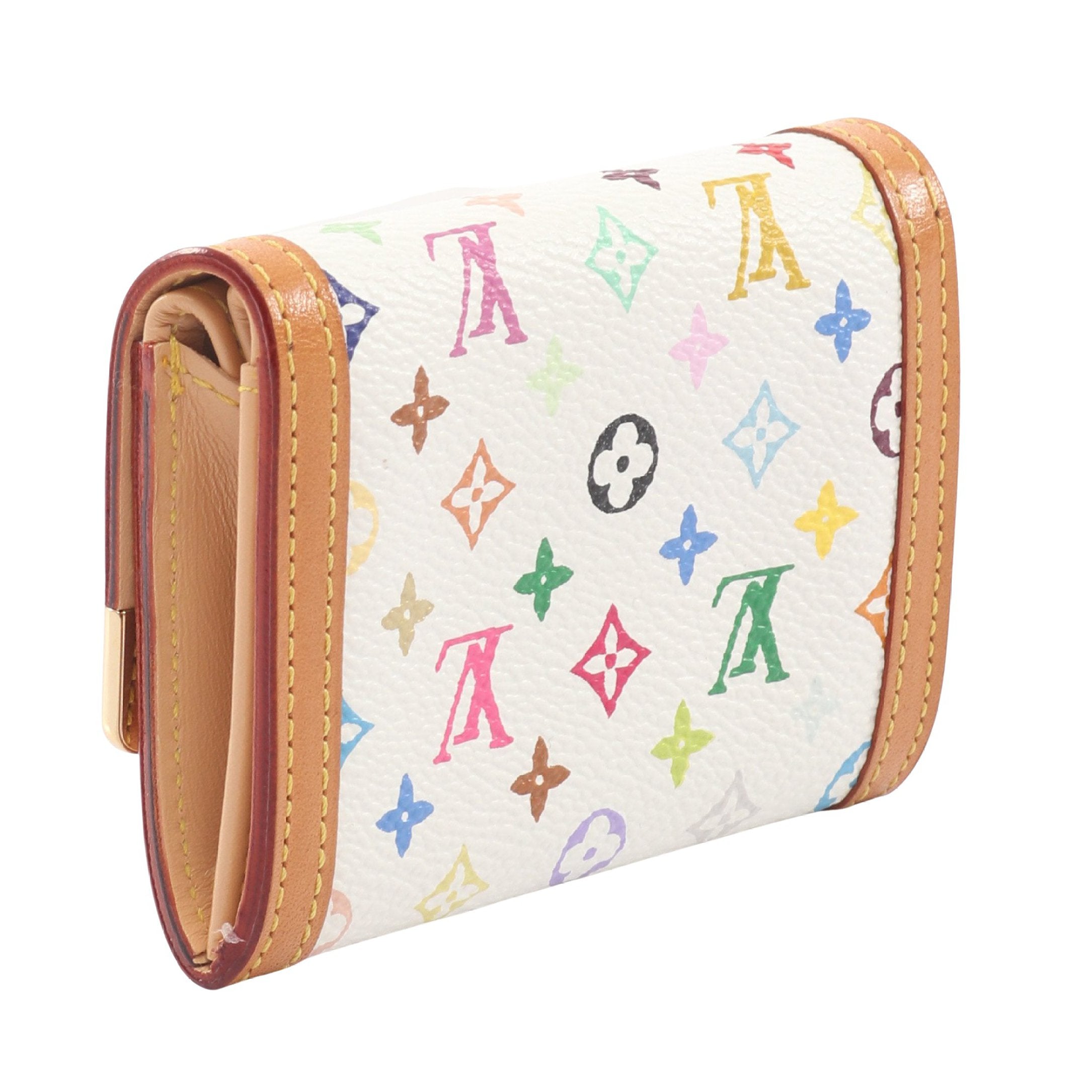 ポルトモネ プラ モノグラムマルチカラー ブロン コインケース PVC