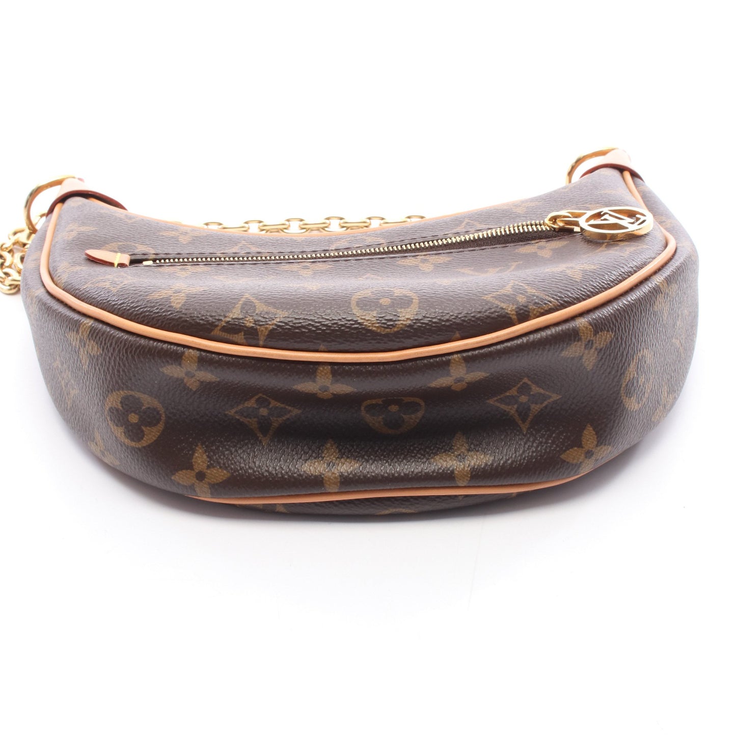 ループ モノグラム チェーンショルダーバッグ PVC レザー ブラウン 2WAY ルイヴィトン バッグ LOUIS VUITTON