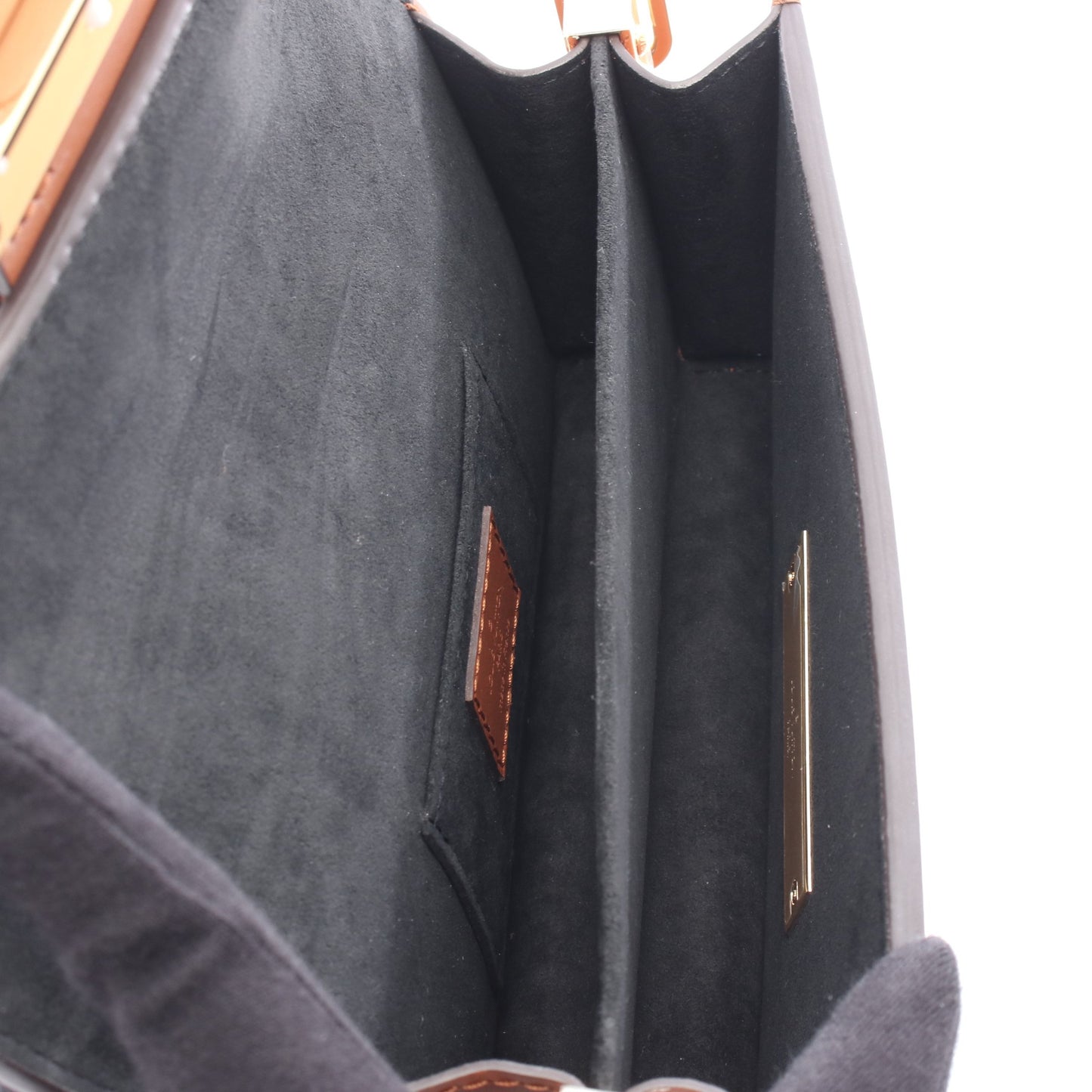 ドーフィーヌEW モノグラムリバース チェーンショルダーバッグ PVC レザー ブラウン 2WAY ルイヴィトン バッグ LOUIS VUITTON