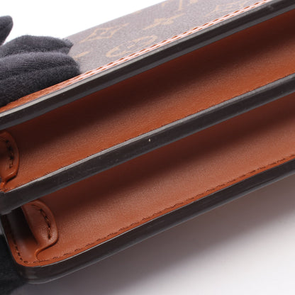 ドーフィーヌEW モノグラムリバース チェーンショルダーバッグ PVC レザー ブラウン 2WAY ルイヴィトン バッグ LOUIS VUITTON