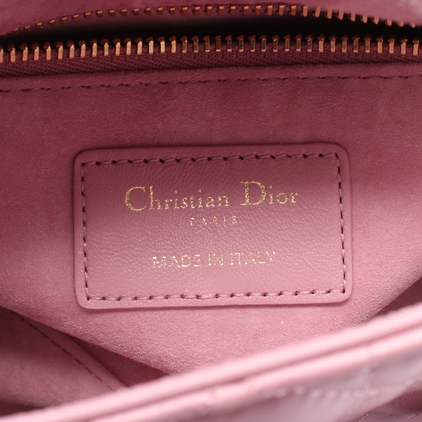 レディディオール ミニ カナージュ ハンドバッグ レザー ピンク 2WAY クリスチャンディオール バッグ Christian Dior