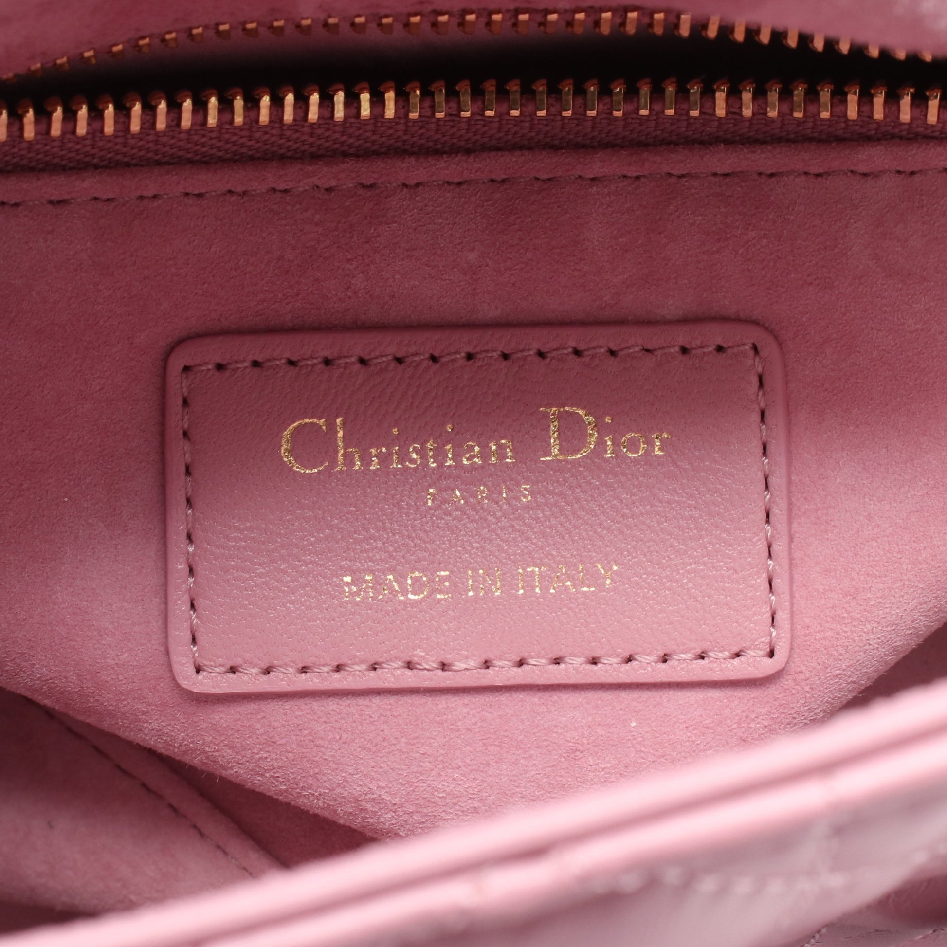 レディディオール ミニ カナージュ ハンドバッグ レザー ピンク 2WAY クリスチャンディオール バッグ Christian Dior