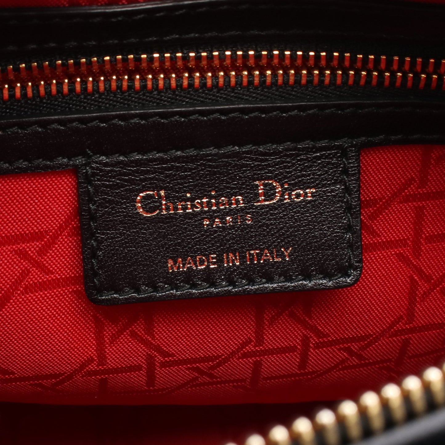 LADY DIOR レディディオール カナージュ ハンドバッグ レザー ブラック 2WAY クリスチャンディオール バッグ Christian Dior