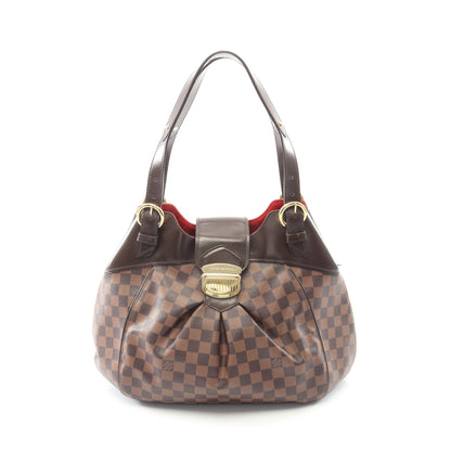 システィナGM ダミエエベヌ ハンドバッグ PVC レザー ブラウン ルイヴィトン バッグ LOUIS VUITTON
