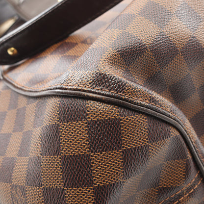 システィナGM ダミエエベヌ ハンドバッグ PVC レザー ブラウン ルイヴィトン バッグ LOUIS VUITTON