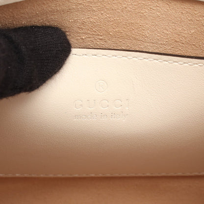 GGマーモント チェーンハンドバッグ レザー ホワイト 2WAY グッチ バッグ GUCCI