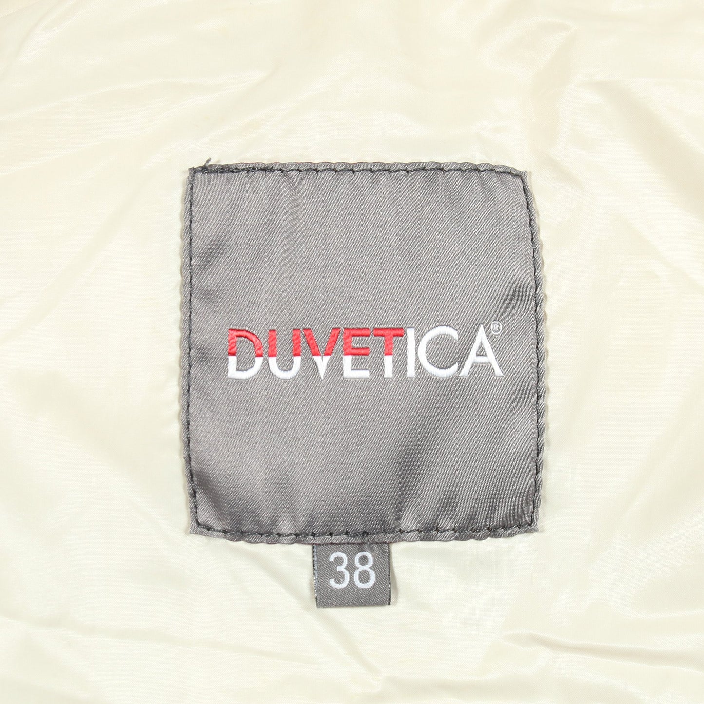 KAPPA ダウンコート ナイロン グレー フード付き デュベティカ アウター DUVETICA