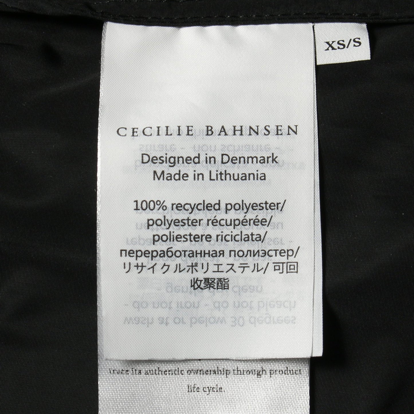 AMALIE DRESS ワンピース 長袖 ブラック セシリーバンセン ワンピース CecilieBahnsen