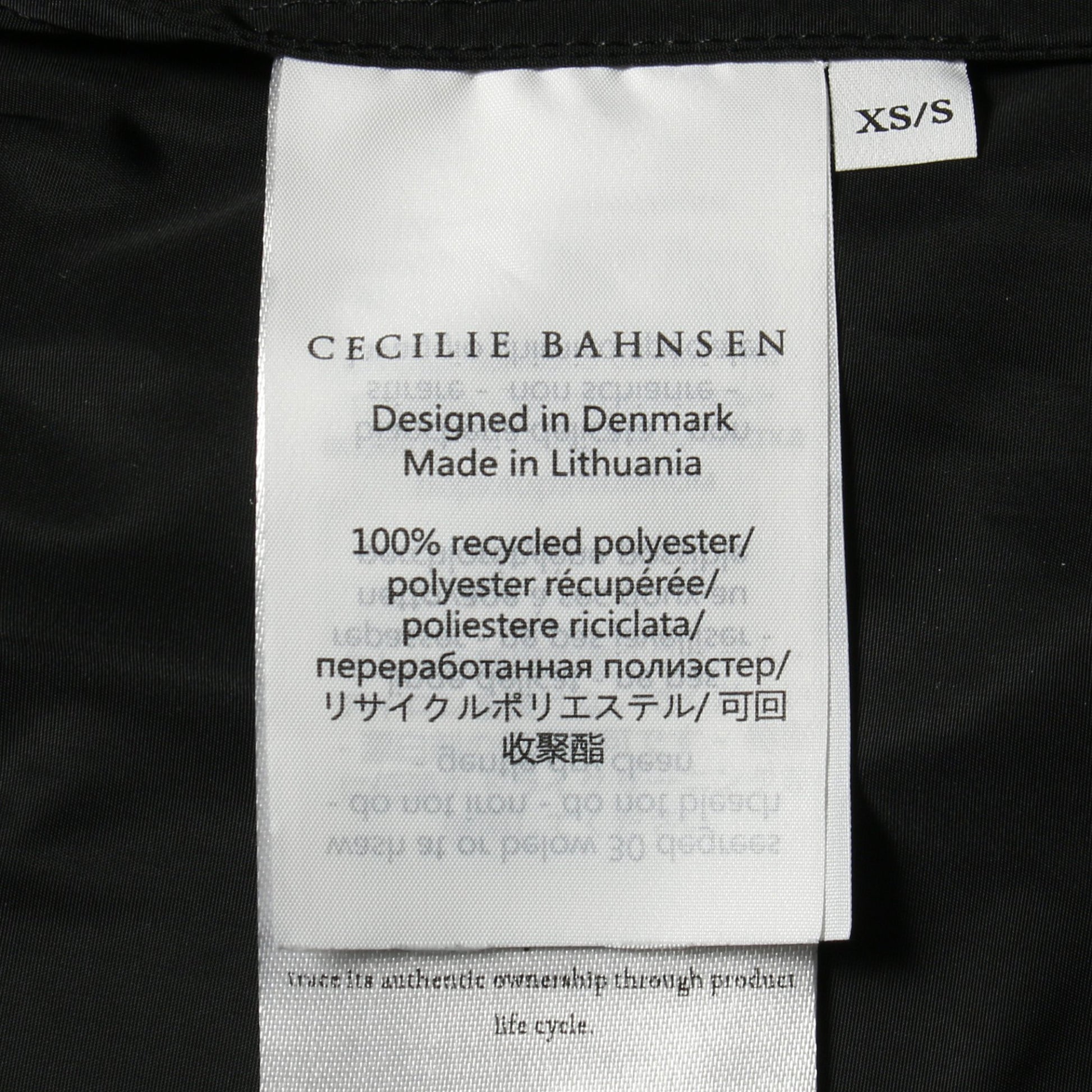 AMALIE DRESS ワンピース 長袖 ブラック セシリーバンセン ワンピース CecilieBahnsen