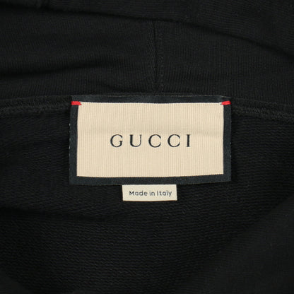 インターロッキングG プルオーバーパーカー 星 スター コットン ブラック マルチカラー グッチ トップス GUCCI