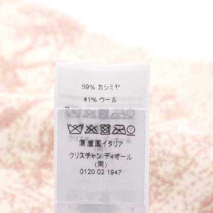 トワル ドゥ ジュイ ソヴァージュ マフラー カシミヤ ウール オフホワイト ピンクベージュ クリスチャンディオール 財布・小物 Christian Dior