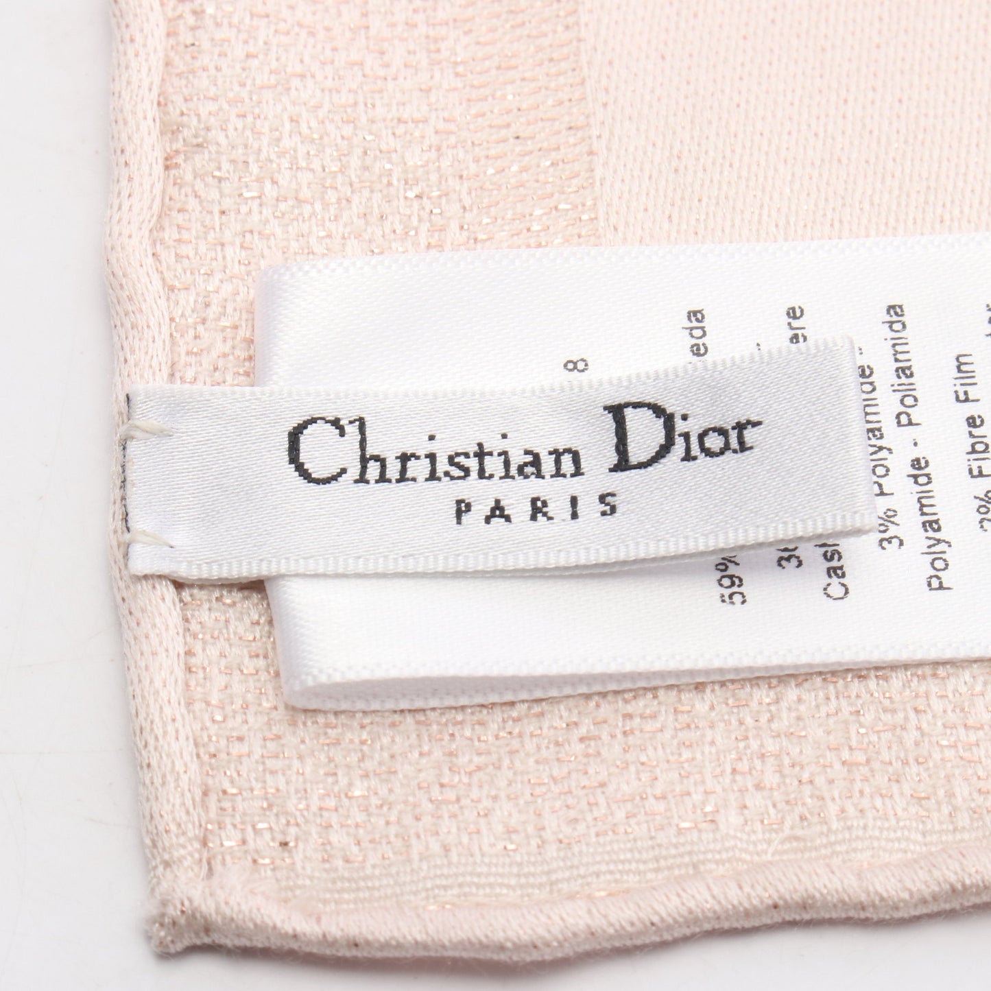 オブリーク スカーフ シルク カシミヤ ピンクベージュ クリスチャンディオール 財布・小物 Christian Dior