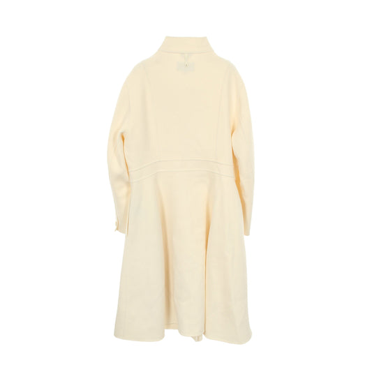 ANNIA コート ウール オフホワイト マッカージュ