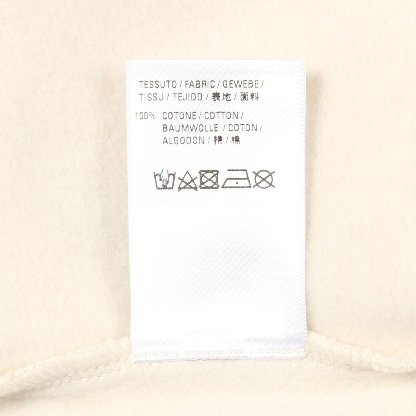 LOGO ミディアムフィットフーディー プルオーバーパーカー コットン ベージュ 裏起毛 バレンシアガ トップス BALENCIAGA