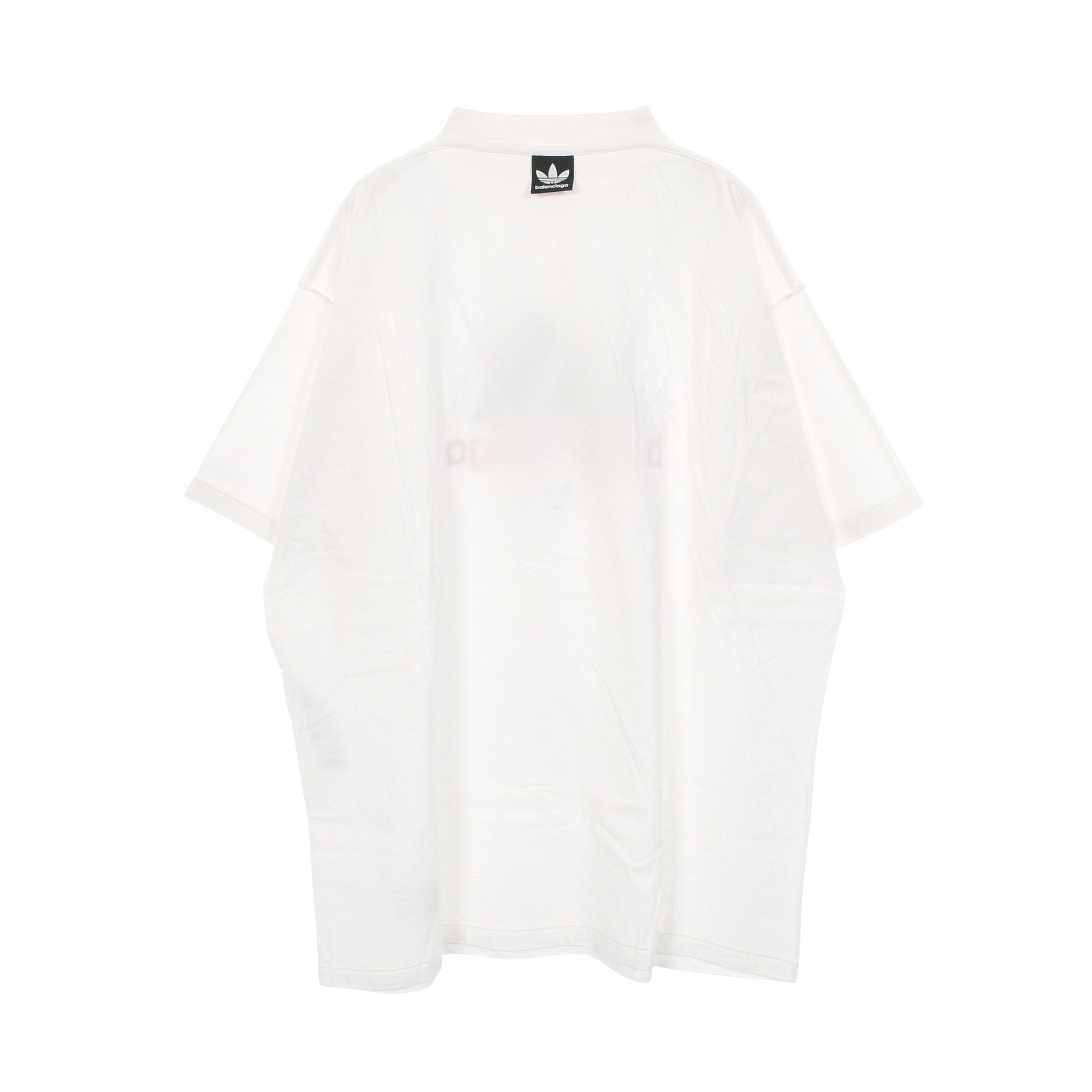 BALENCIAGA × adidas 半袖Tシャツ ロゴ刺繍 コットン ホワイト