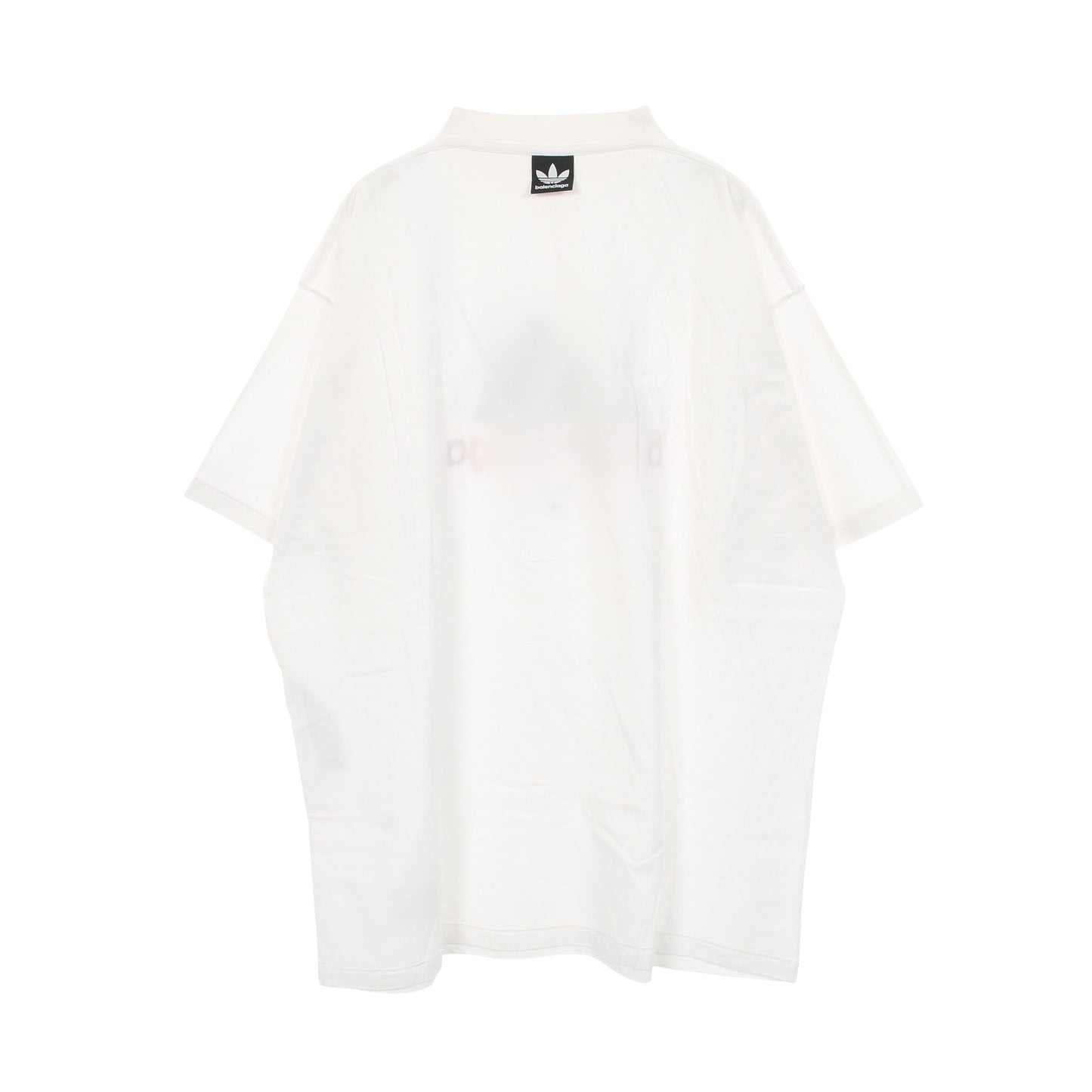 BALENCIAGA × adidas 半袖Tシャツ ロゴ刺繍 コットン ホワイト バレンシアガ トップス BALENCIAGA