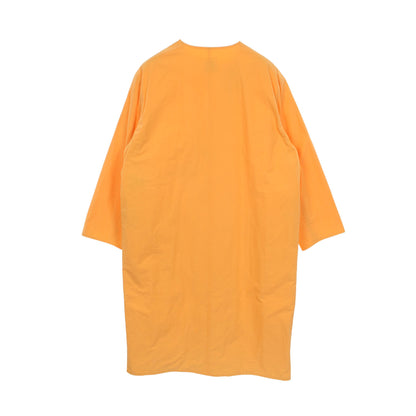 ラップコート ロングコート コットン オレンジ エルメス アウター HERMES