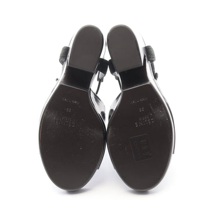サンダル レザー スエード ブラック セリーヌ シューズ CELINE