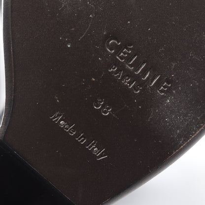 サンダル レザー スエード ブラック セリーヌ シューズ CELINE