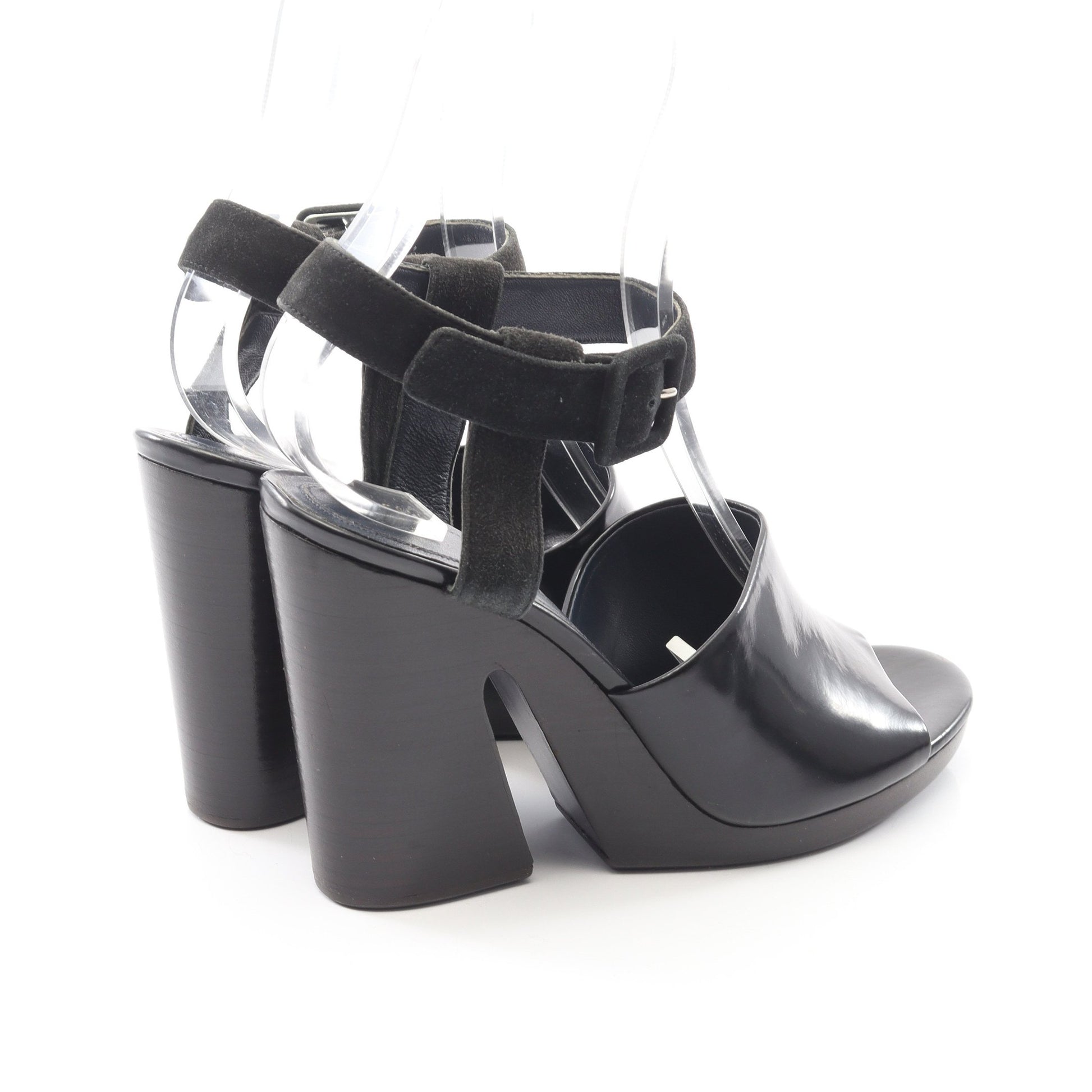 サンダル レザー スエード ブラック セリーヌ シューズ CELINE