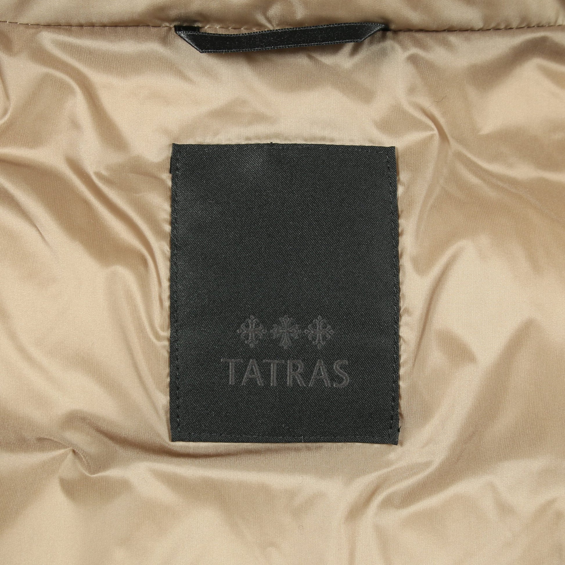 POLITEAMA ポリテアマ ダウンコート ナイロン ベージュ タトラス アウター TATRAS