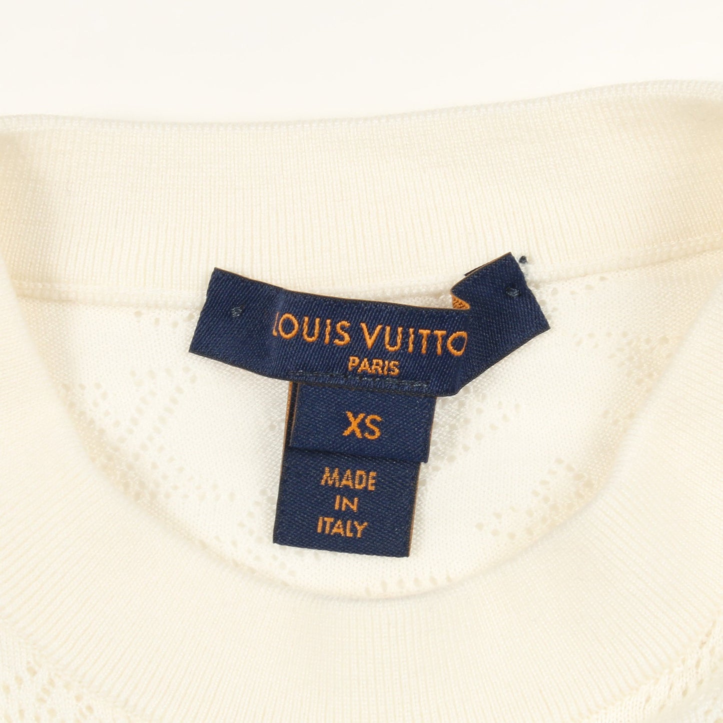 モノグラム ニット ウール オフホワイト ルイヴィトン トップス LOUIS VUITTON