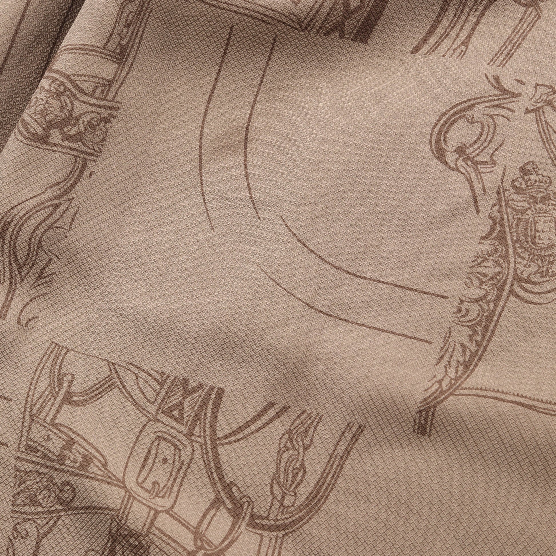 スカート シルク ブラウン エルメス ボトムス HERMES