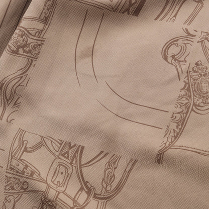 スカート シルク ブラウン エルメス ボトムス HERMES