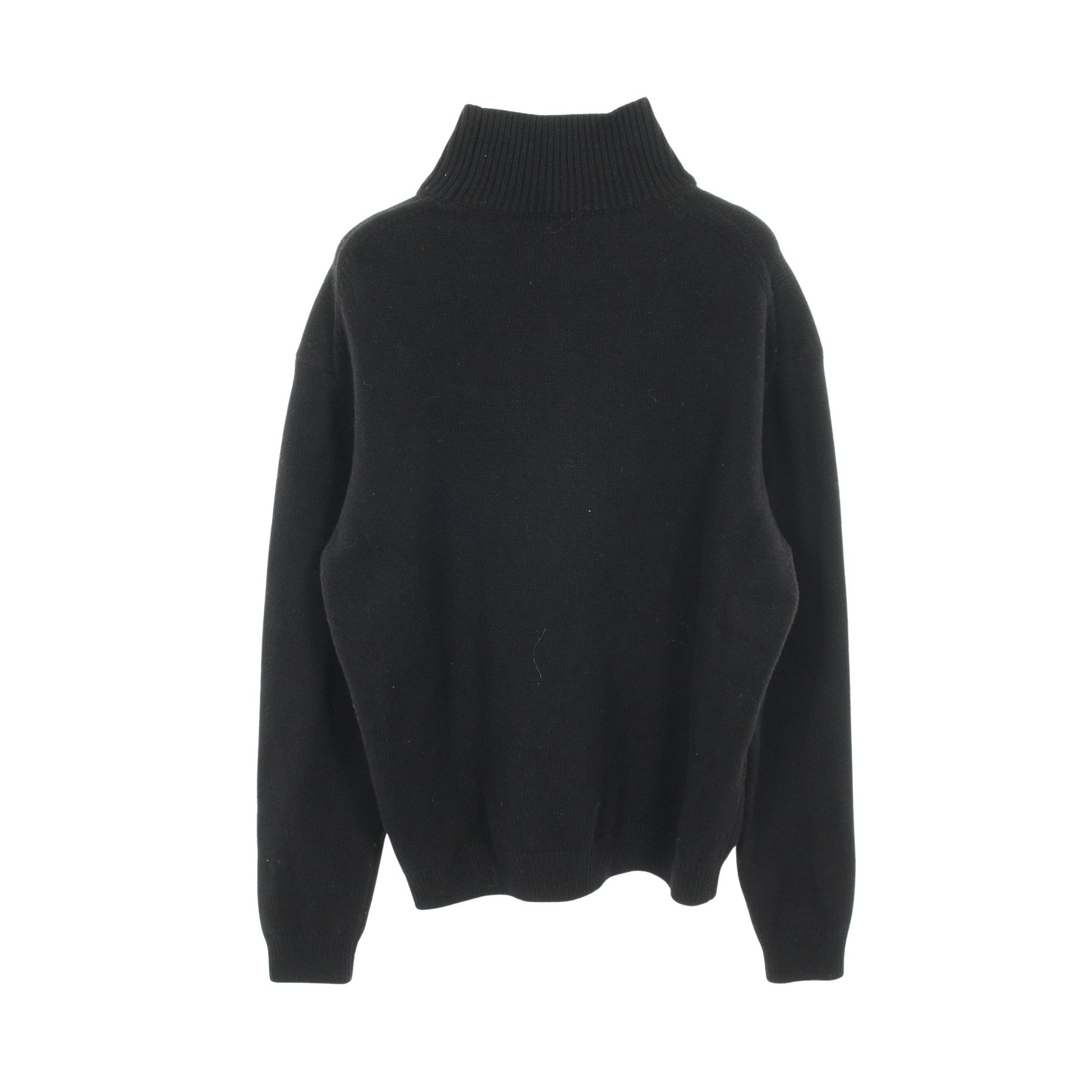 FOX HEAD ニット ハイネック ウール ブラック メゾンキツネ トップス MAISON KITSUNE