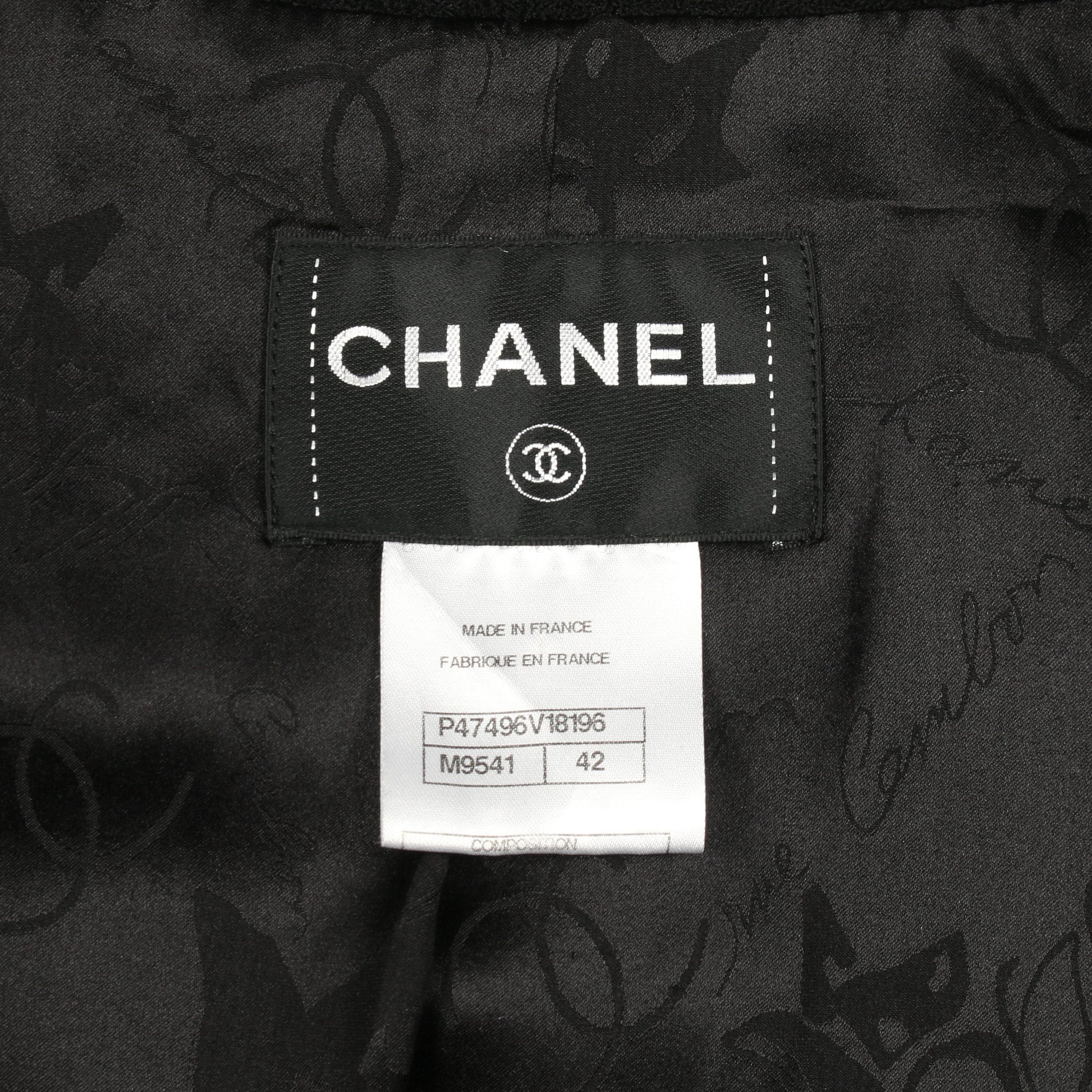 ココマークボタン ジャケット ウール ブラック シャネル アウター CHANEL