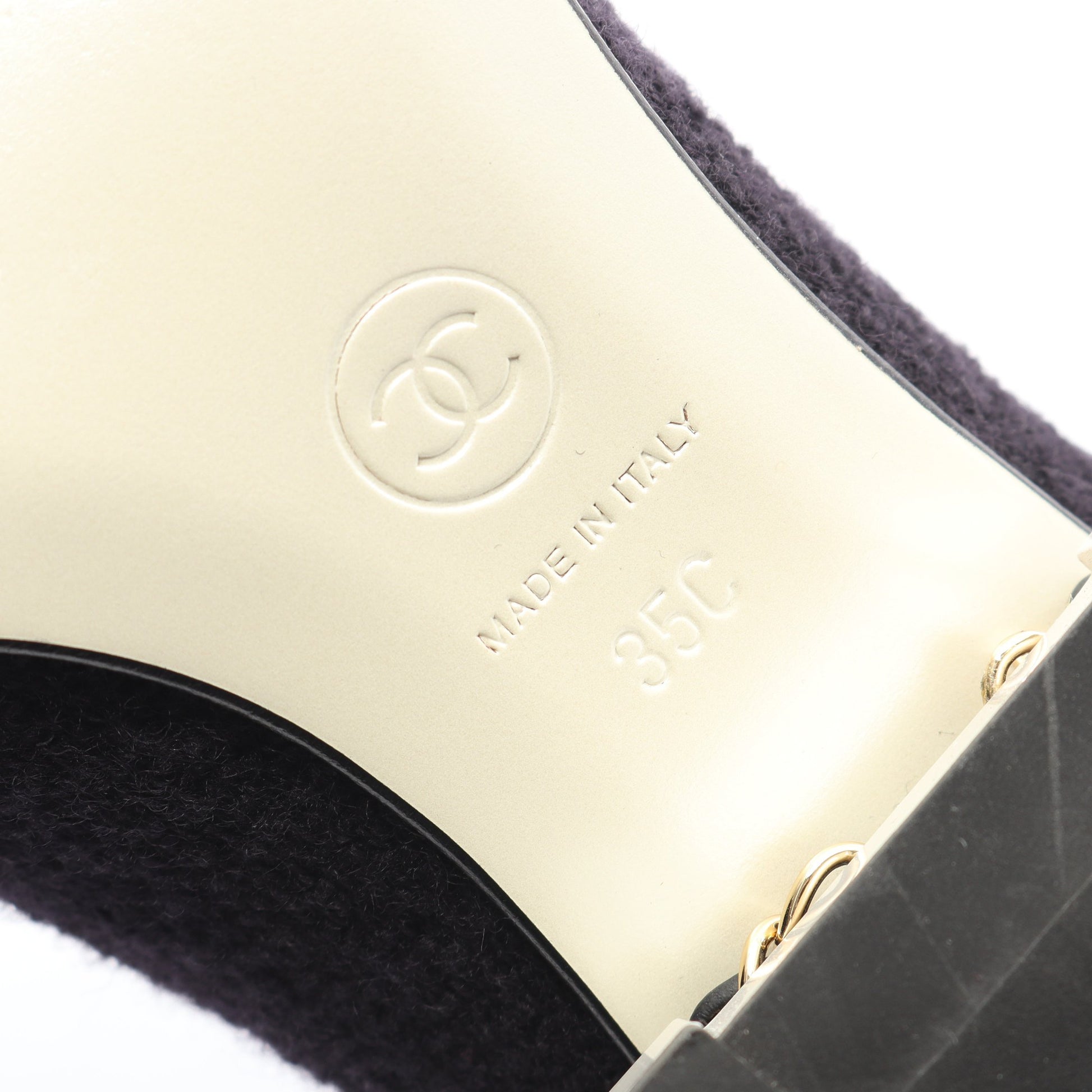 ココマーク パンプス ツイード ブラック シャネル シューズ CHANEL