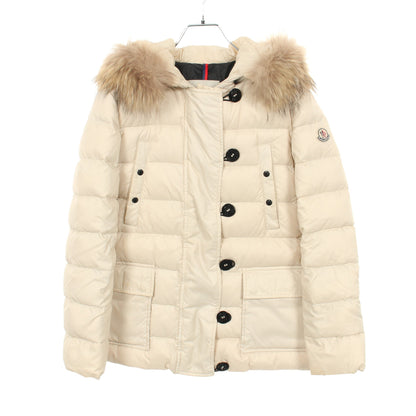 MESS メス ダウンジャケット ナイロン アイボリー フード付き モンクレール アウター MONCLER