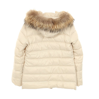 MESS メス ダウンジャケット ナイロン アイボリー フード付き モンクレール アウター MONCLER