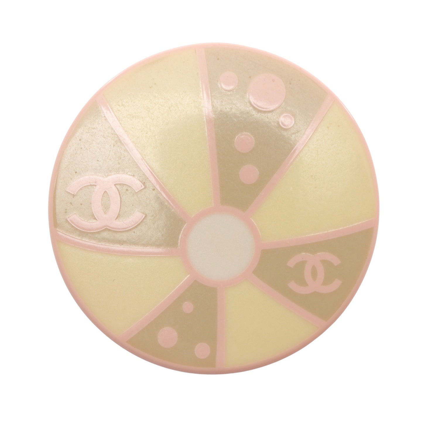 ココマーク ブローチ ピンク マルチカラー シルバー 05C シャネル アクセサリー CHANEL