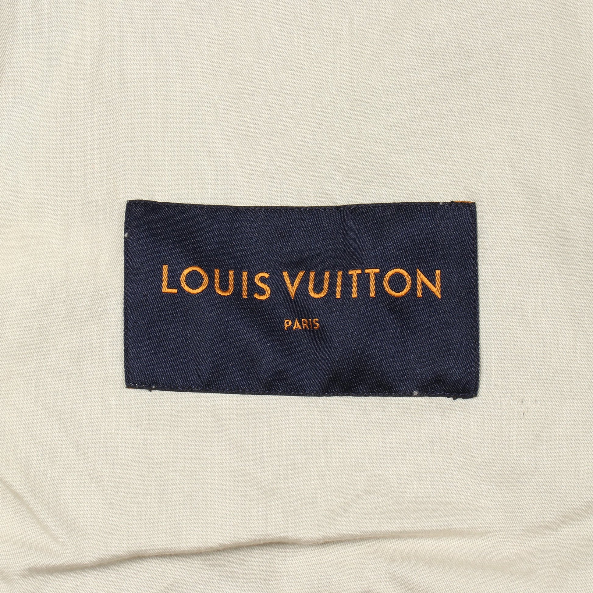 エンブロイダリー ビーキーパー パーカー ジャケット コットン ナイロン ベージュ マルチカラー フード付き ルイヴィトン アウター LOUIS VUITTON