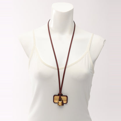 オーケリーGM ネックレス ヴォースイフト レッドブラウン Z刻印 エルメス アクセサリー HERMES