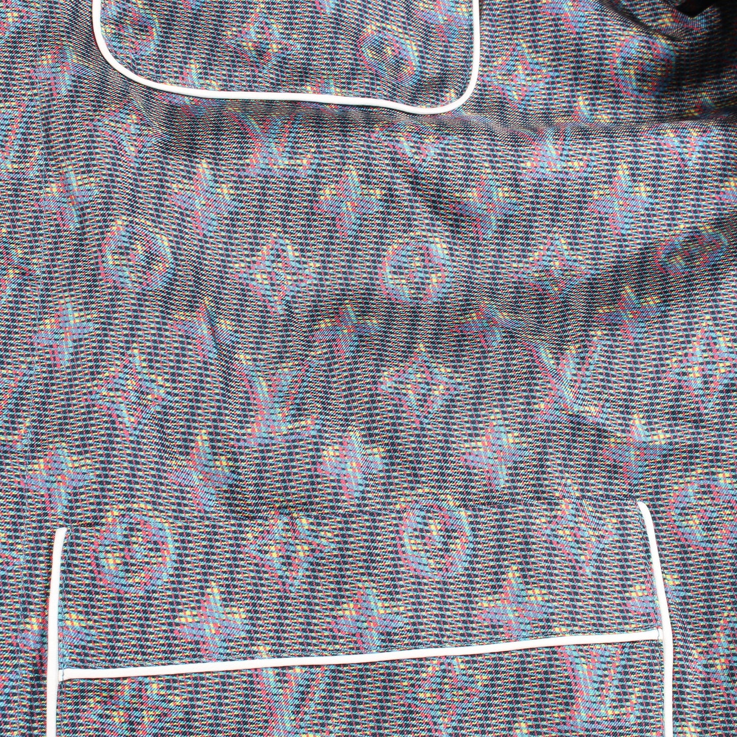 モノグラム パジャマ シャツ シルク ブラック マルチカラー ルイヴィトン トップス LOUIS VUITTON