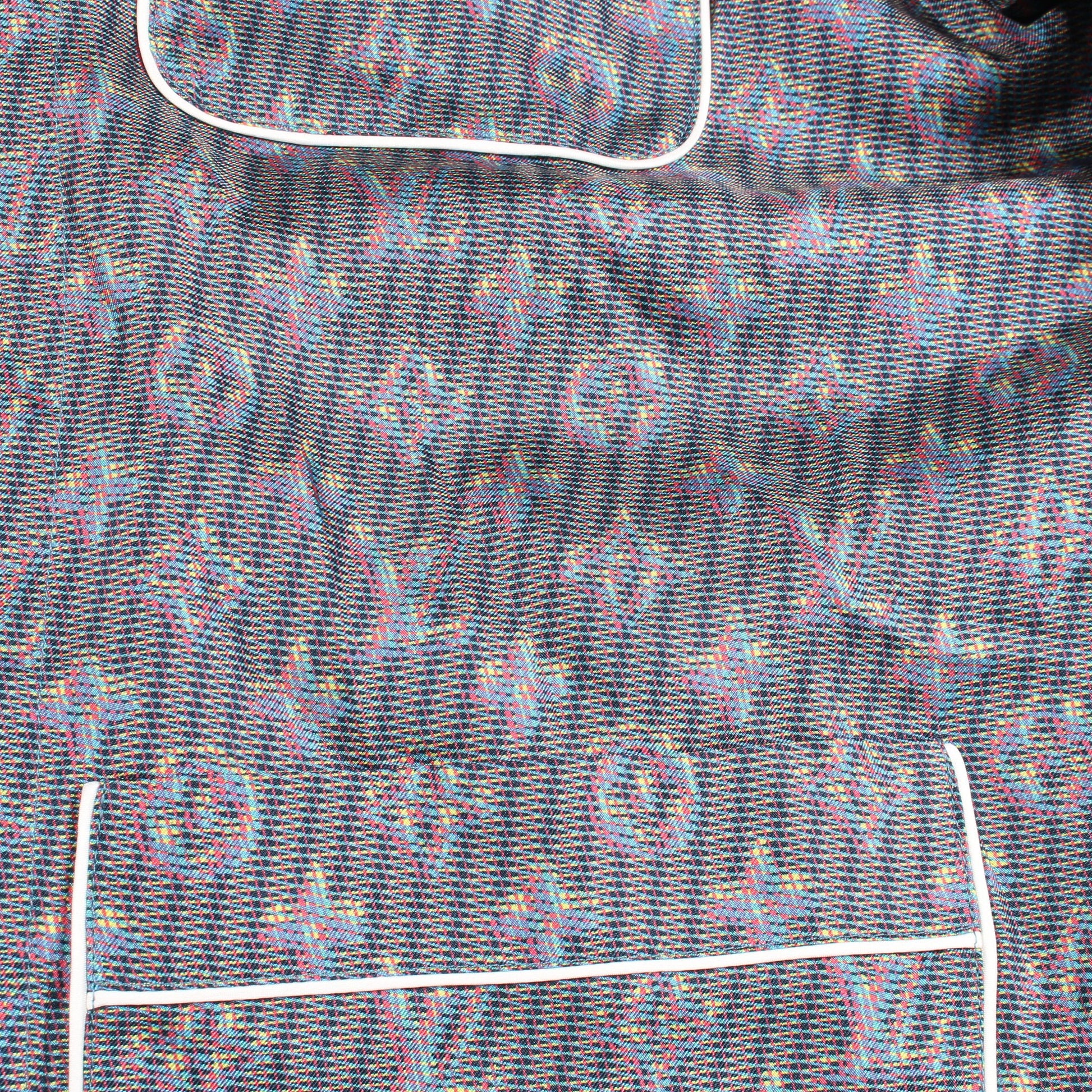 モノグラム パジャマ シャツ シルク ブラック マルチカラー ルイヴィトン トップス LOUIS VUITTON