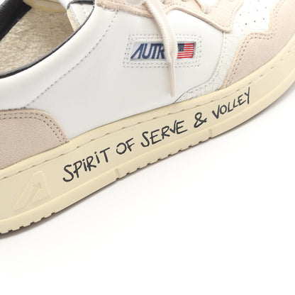 MEDALIST メダリスト ローカットスニーカー レザー スエード ホワイト ベージュ オートリー