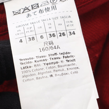 Renoir プリーツ コットン ミディスカート デニムスカート コットン レッド マックスマーラ ボトムス Max Mara